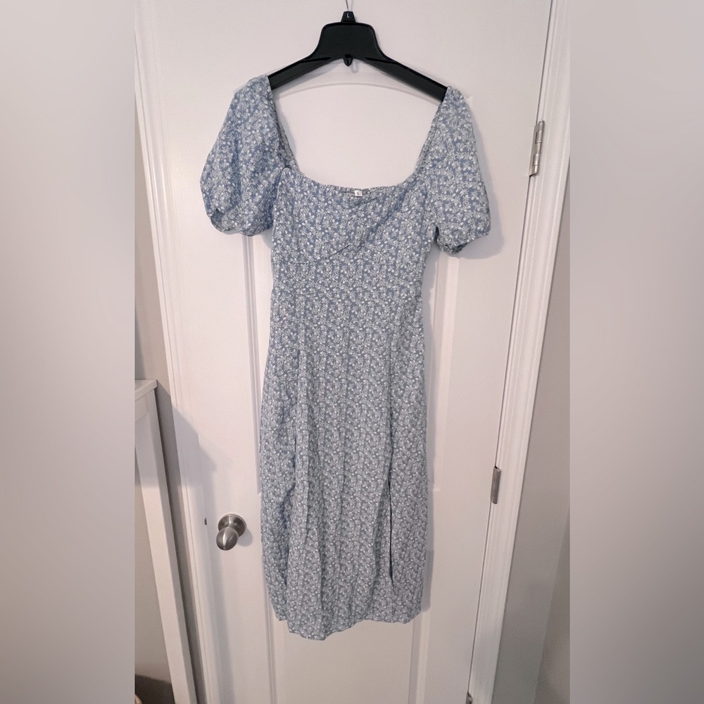 Floral Sweetheart Neckline Dress